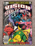 Vision and the Scarlet Witch #3 (1983 Marvel Comics) Limited Series, Newsstand, FN/VF