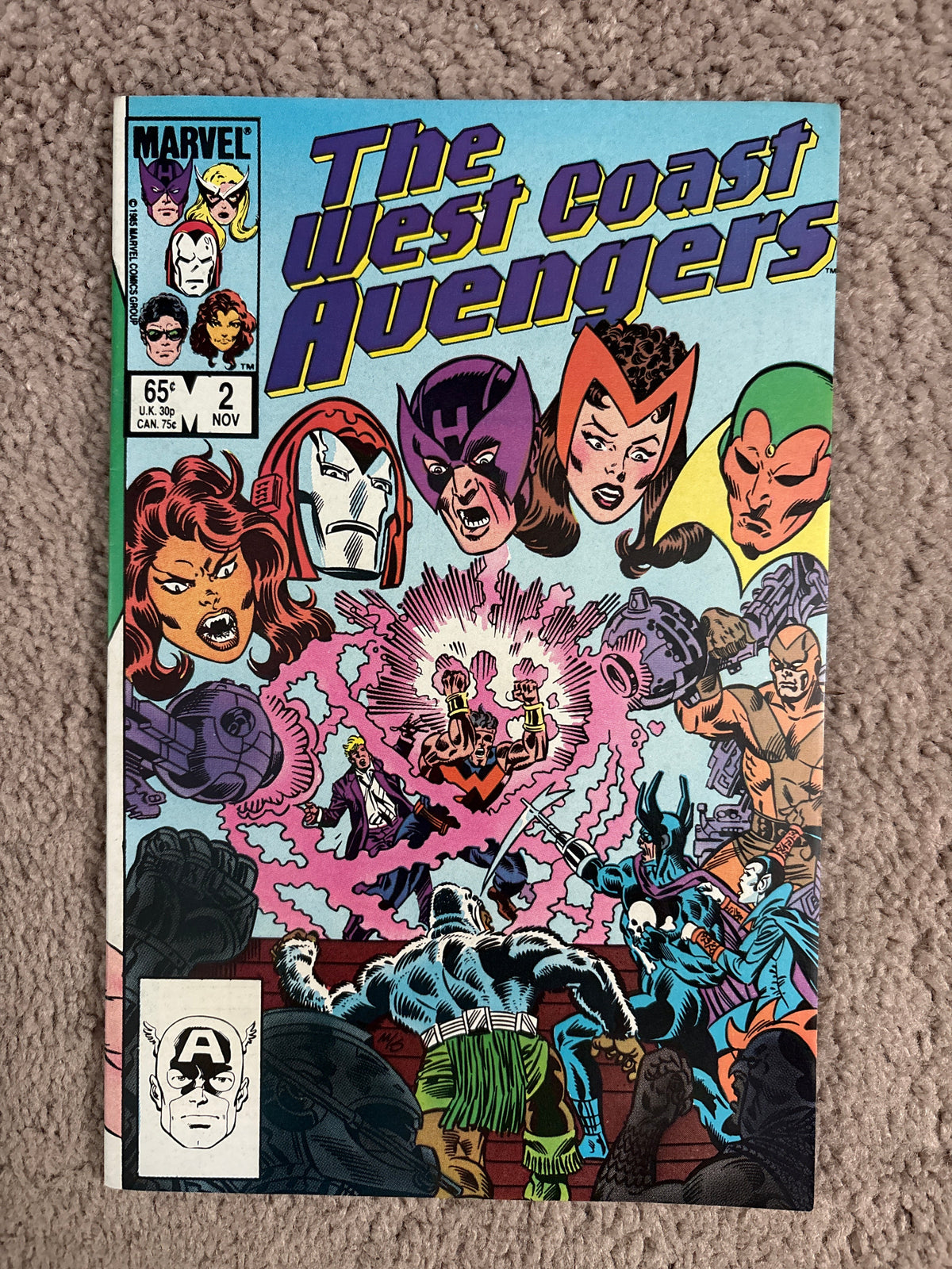 West Coast Avengers #2 (1985 Marvel Comics) FN/VF