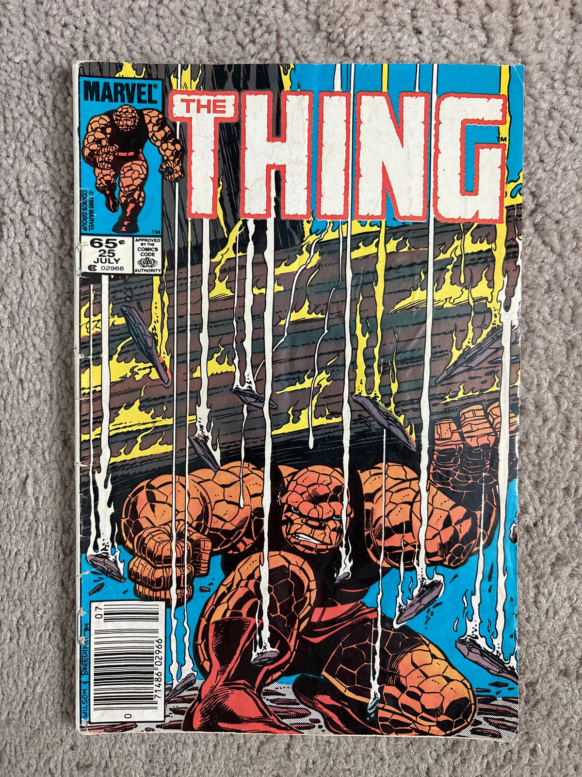 The Thing #25 (1985 Marvel Comics) Newsstand, GD+