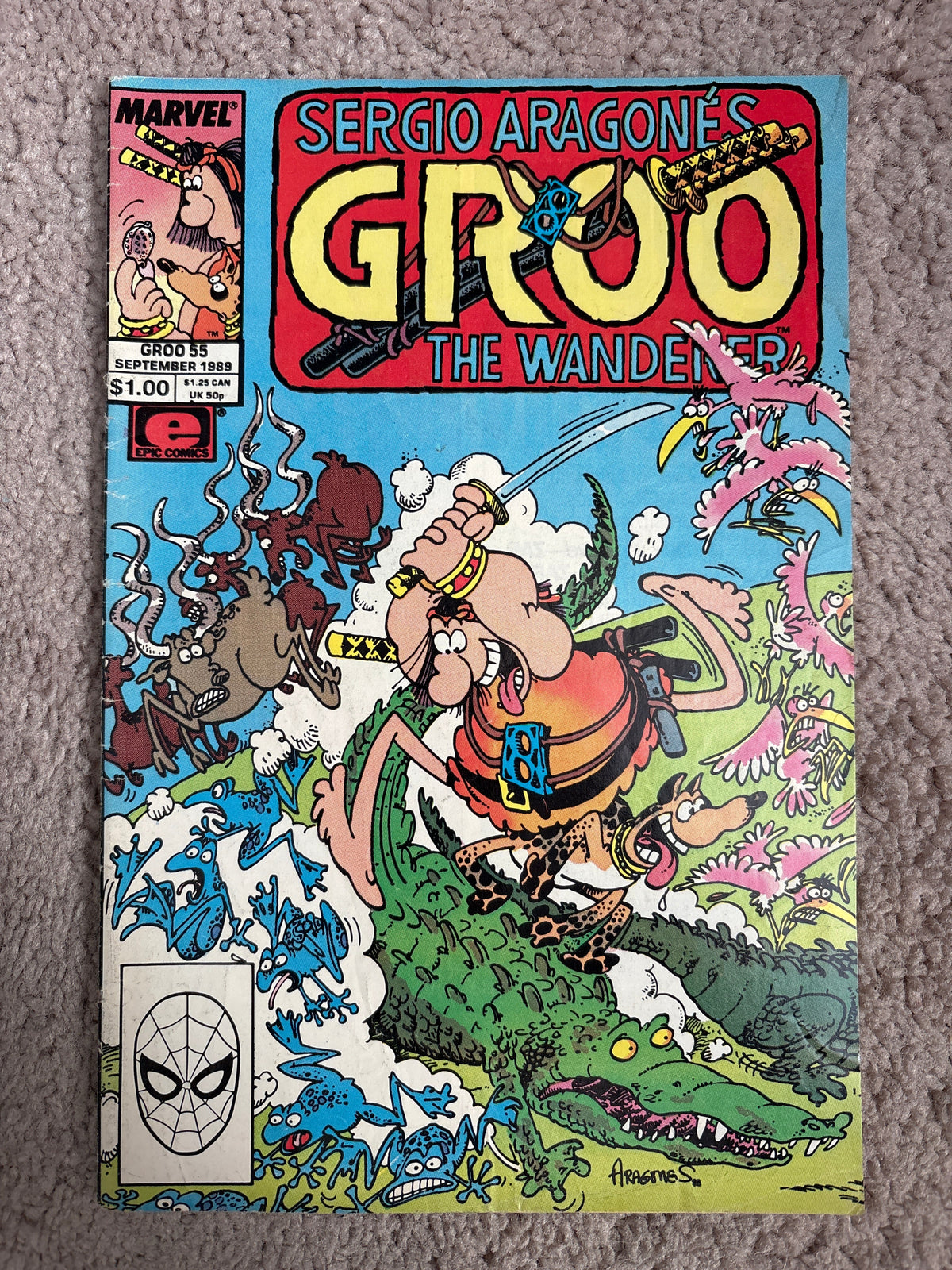 Sergio Aragonés' Groo the Wanderer #55 (1989 Marvel/Epic Comics) VG/FN