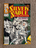 Silver Sable & The Wild Pack #4 (1992 Marvel Comics) Doctor Doom Cover, Infinity War, Newsstand, NM-