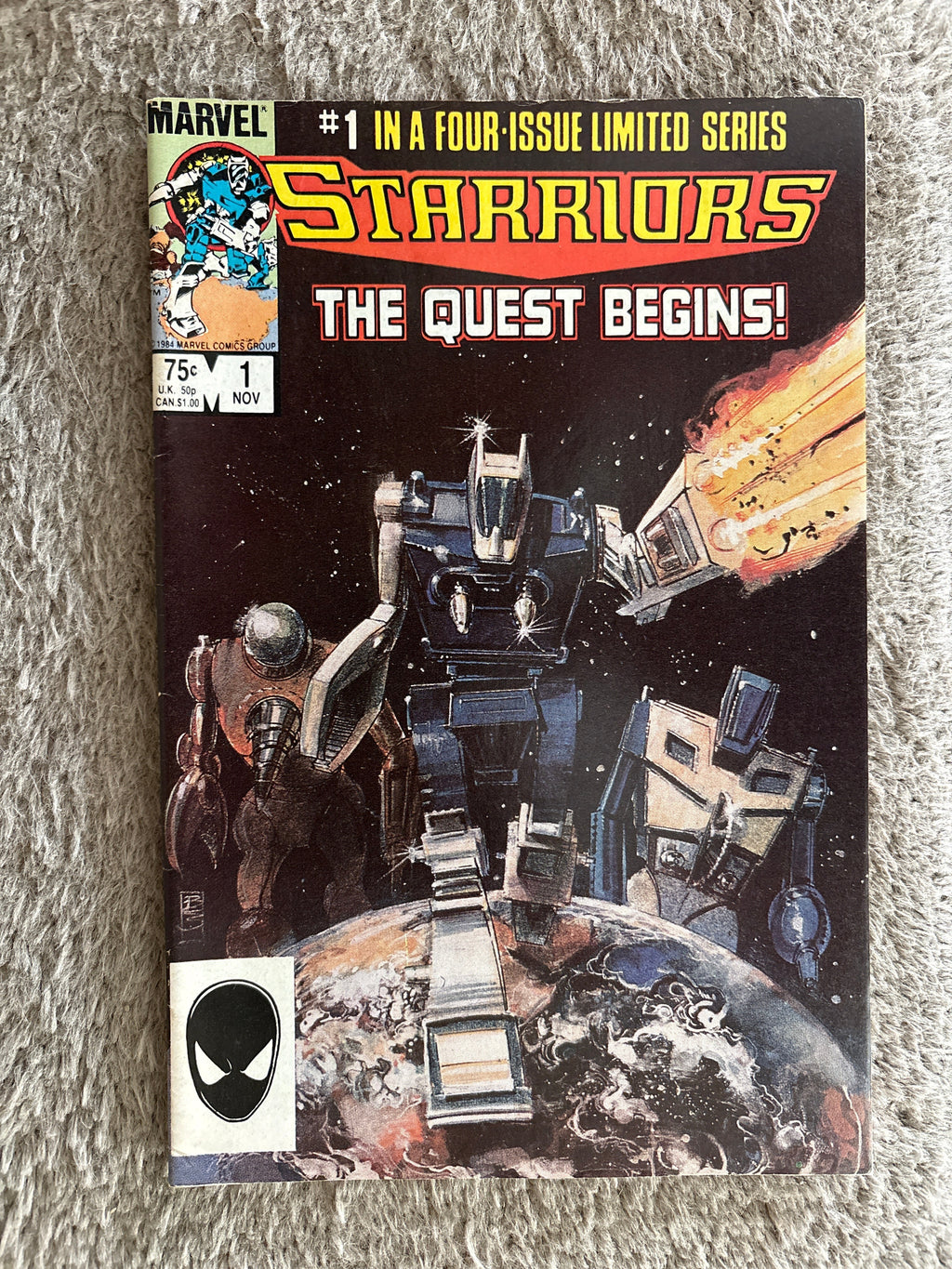 Starriors #1 (1984 Marvel Comics) Limited Series, Based on Toys, VF-