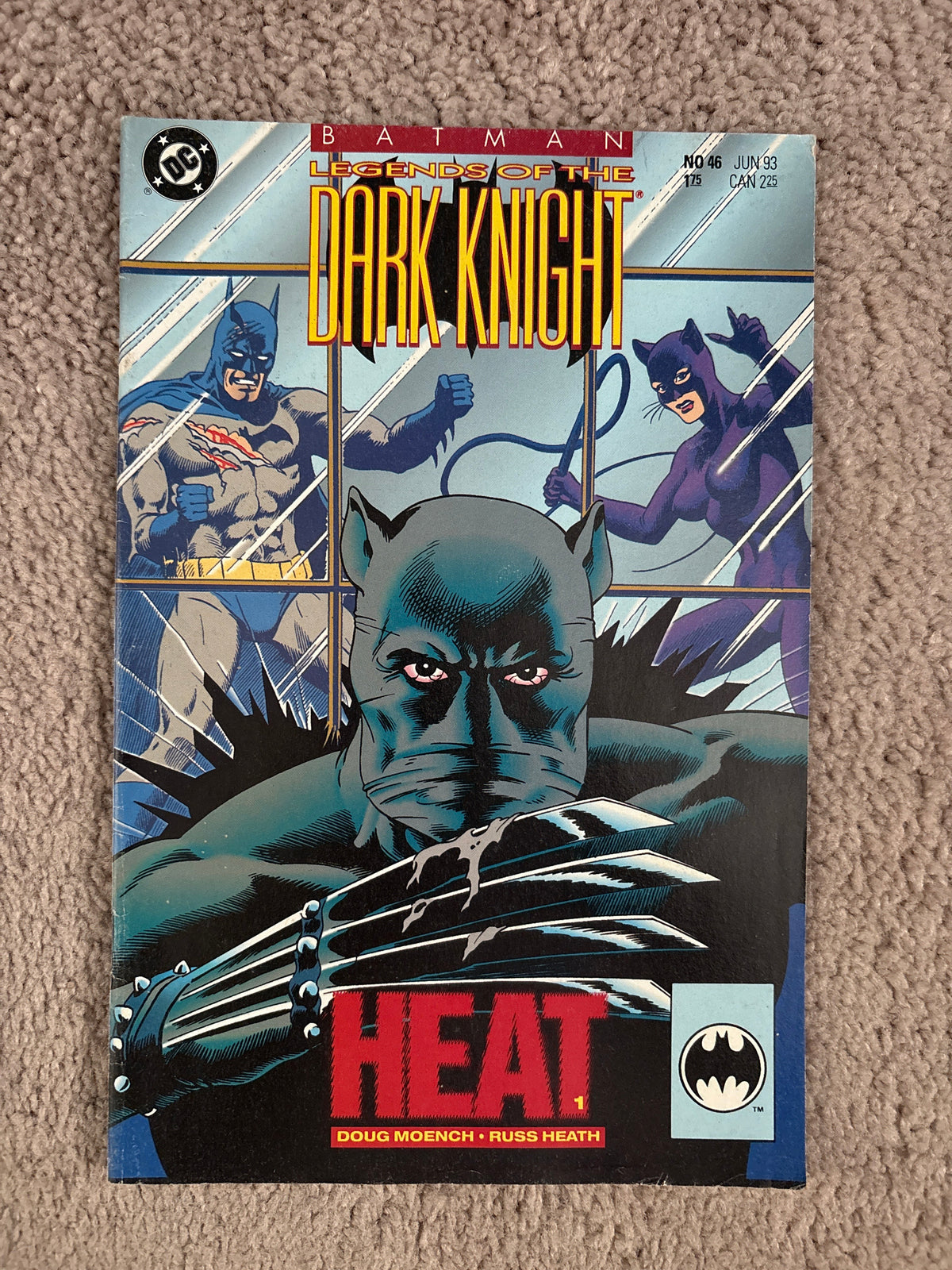 Batman: Legends of the Dark Knight #46 (1993 DC Comics) Heat Part 1, FN+