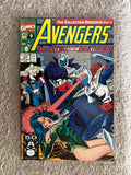 Avengers #337 front cover, Marvel Comics 1991, The Collection Obsession Part 4