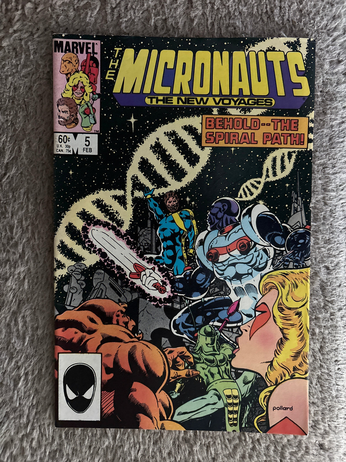 Micronauts #5 (1985 Marvel Comics) The New Voyages, NM-