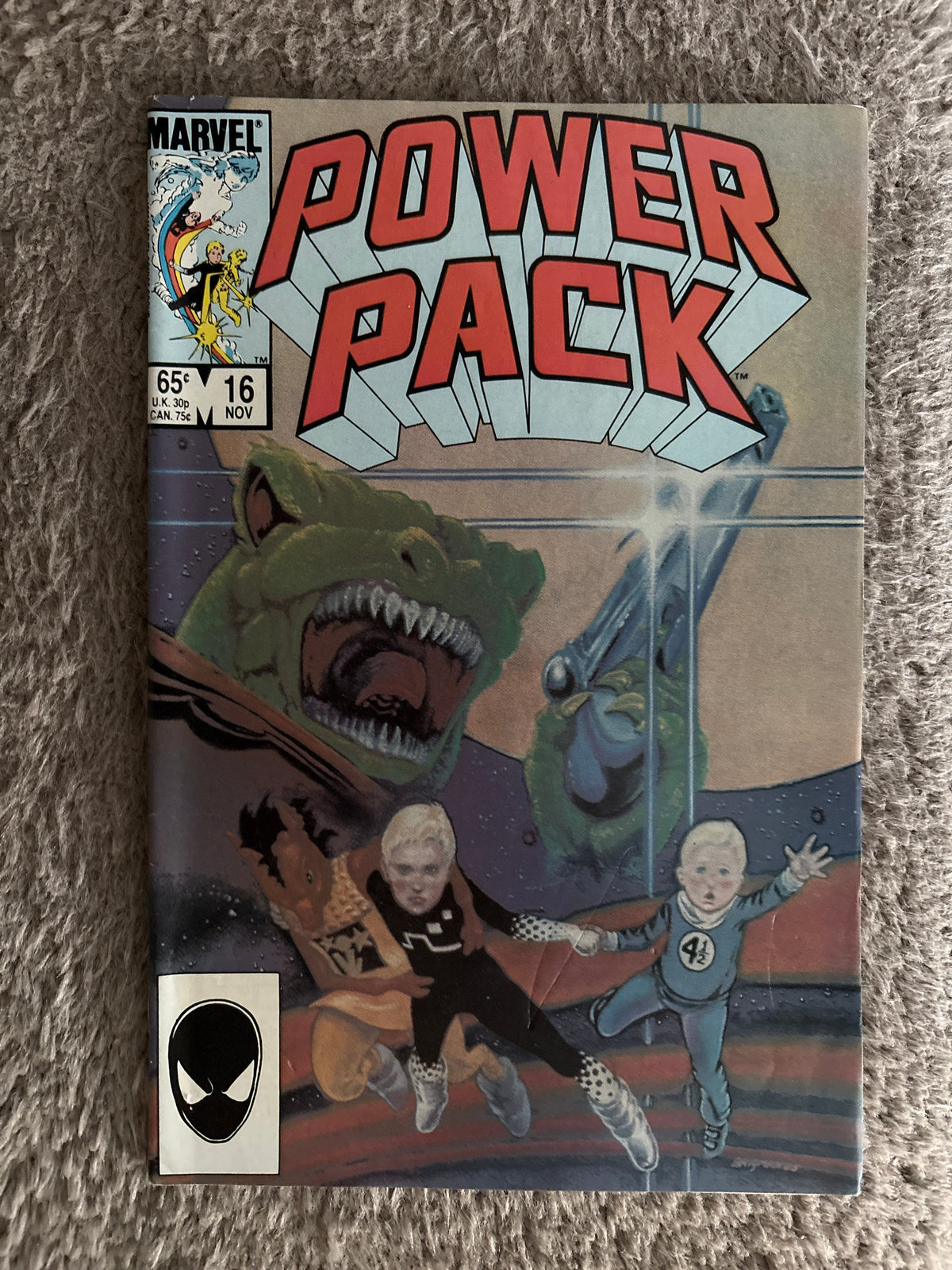 Power Pack #16 (1985 Marvel Comics) VF+