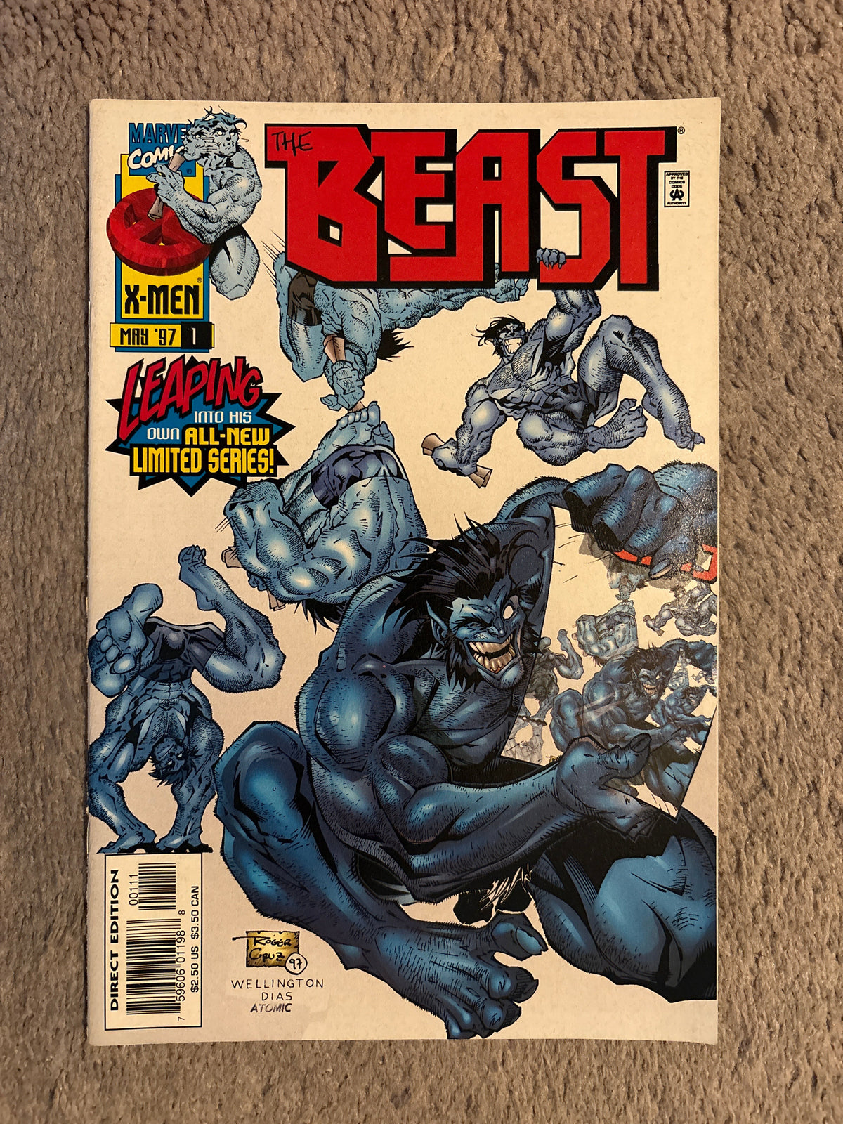 Beast #1 (1997 Marvel Comics) X-Men, Limited Series, NM