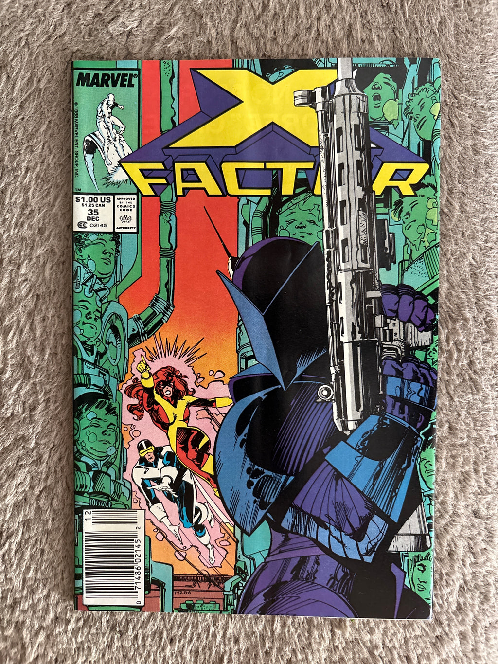 Front cover of X-Factor issue 35, December 1988, Marvel Comics