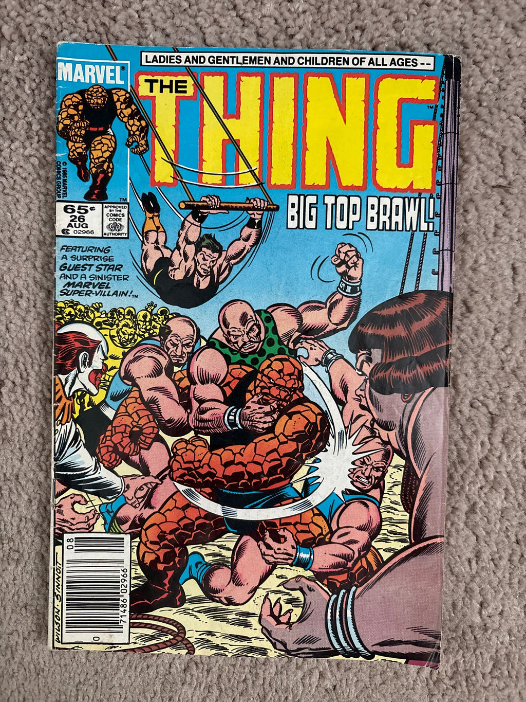 The Thing #26 (1985 Marvel Comics) Newsstand, VG