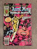 Marvel Team-Up #137 (1984) Comic Book, Aunt May as Golden Oldie & Franklin Richards vs. Galactus, Newsstand, VG/FN