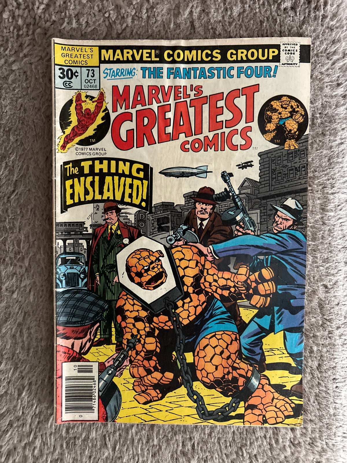 Marvel's Greatest Comics #73 (1977) Reprints Fantastic Four #91, VG+
