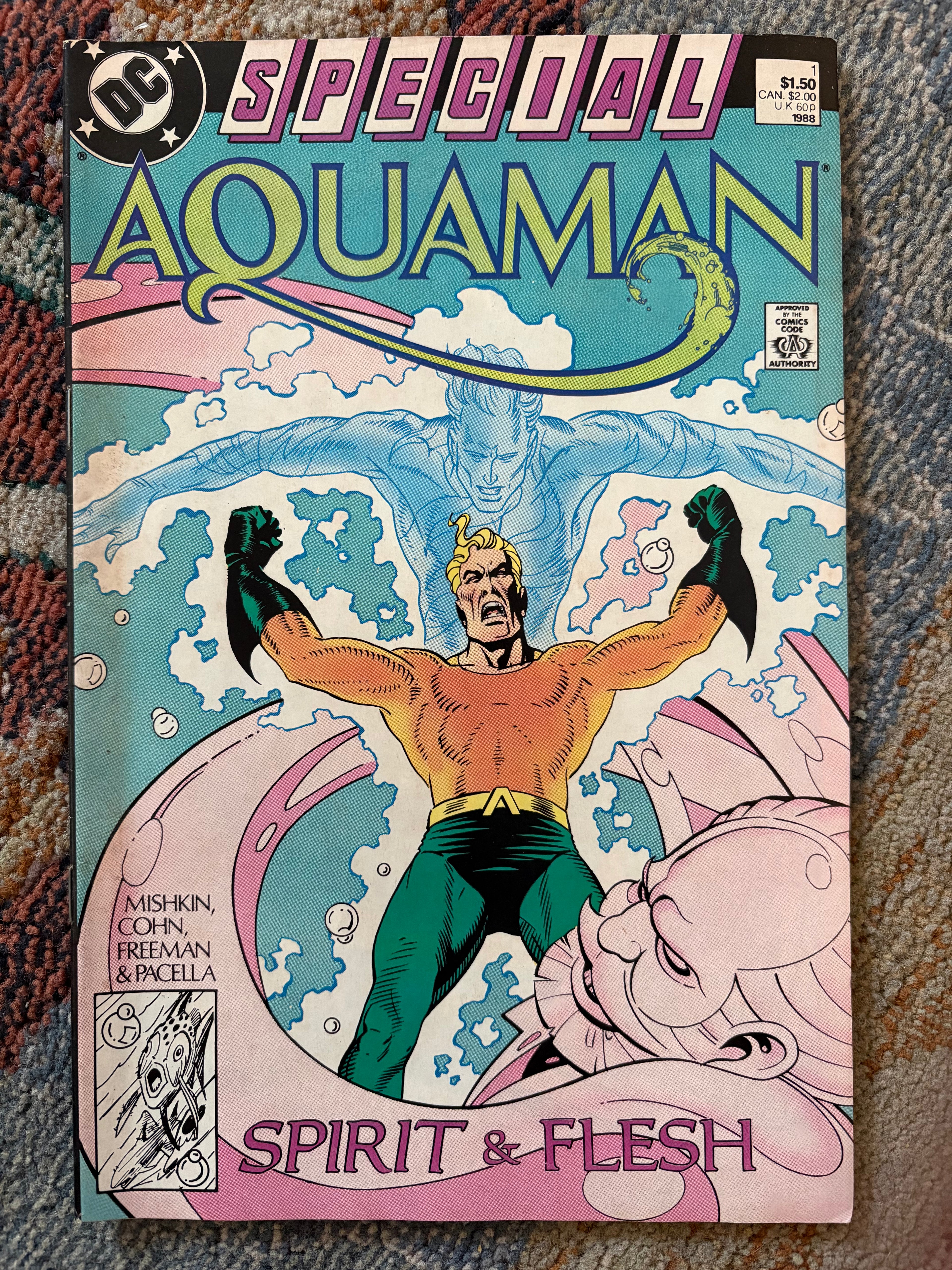 Aquaman Special #1 (1988 DC Comics) Spirit & Flesh, FN