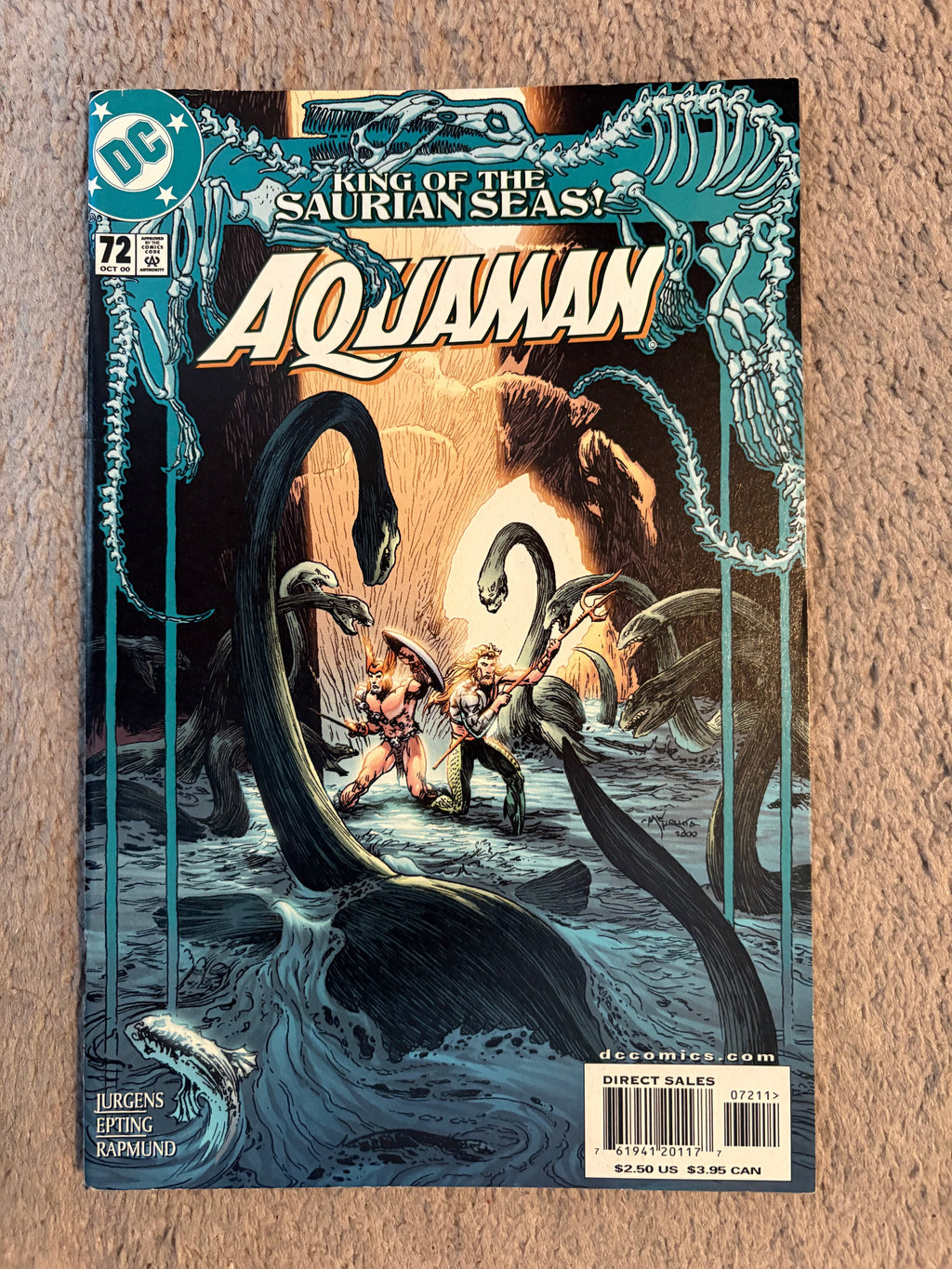 Aquaman #72 (2000 DC Comics) Warlord, VF/NM