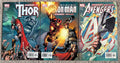 Front covers: Thor #58, Invincible Iron Man #400, Avengers #63 — Marvel Standoff Parts 1-3