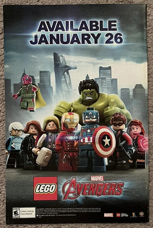 All-New All-Different Avengers #3 back cover – LEGO Marvel Avengers ad