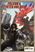 Falcon & Winter Soldier #1 variant cover – Sam Wilson and Bucky Barnes, Marvel Comics