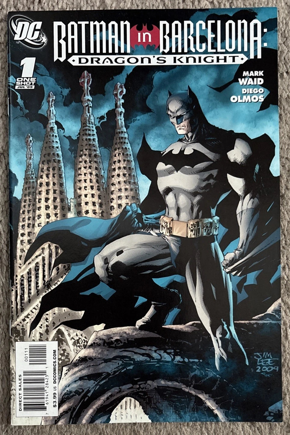 Batman in Barcelona: Dragon's Knight #1 - Front Cover (Jim Lee)