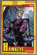 Thunderbolts #1 Hawkeye Hero Variant cover – trading card style, Marvel Comics