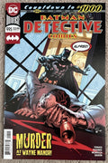 Detective Comics #995 front cover – Batman: Countdown to #1000, Murder at Wayne Manor