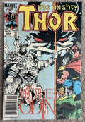 The Mighty Thor #349 front cover — Marvel Comics November 1984 Brothers of Odin