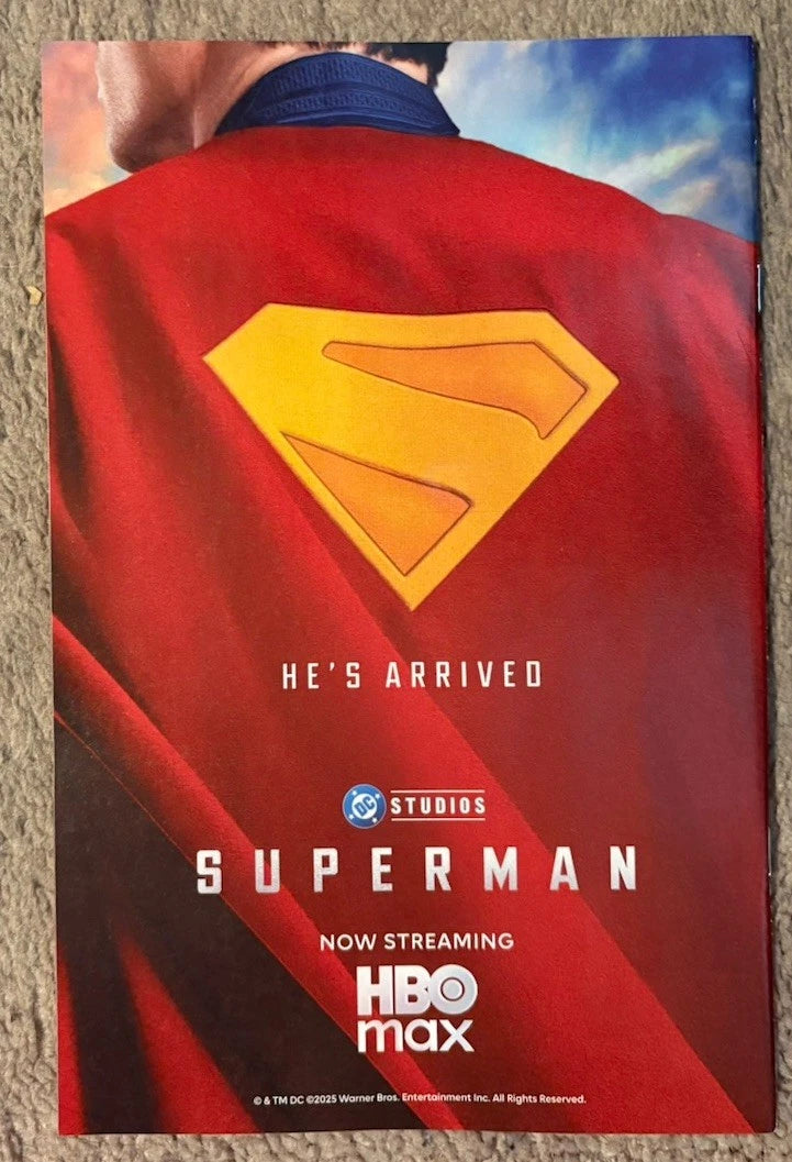 Superman vs. Captain Atom #1 - Back Cover (Superman HBO Max Ad)