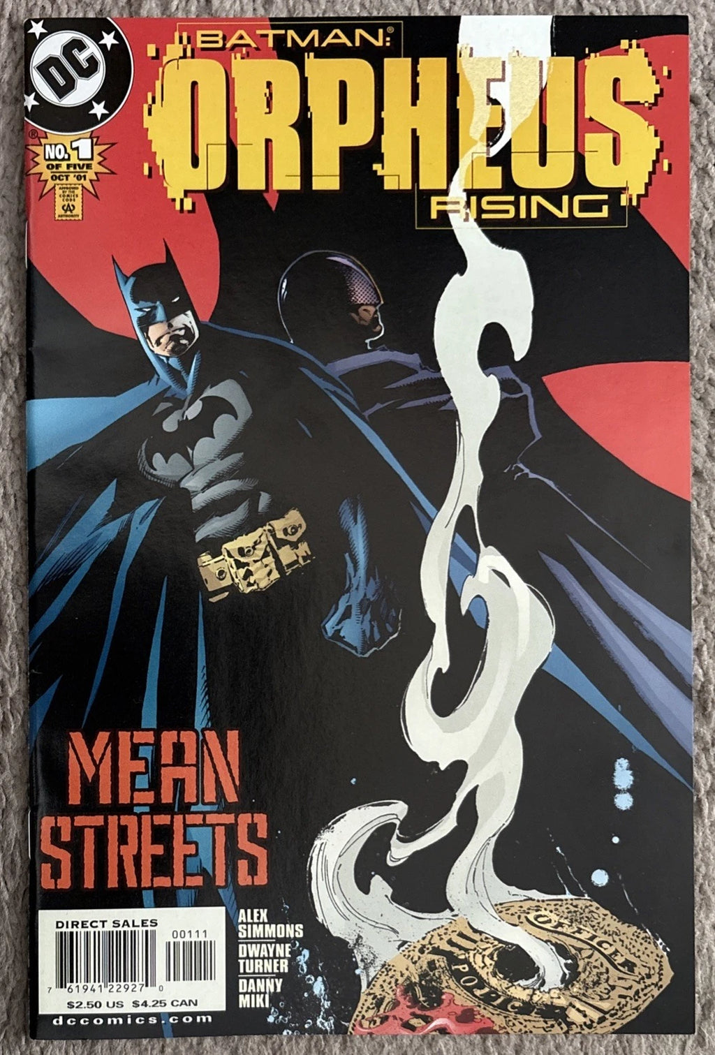 Batman: Orpheus Rising #1 - Front Cover