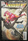 Invaders #7 (2019) interior page – AXE Freshmen Marvel promotional insert