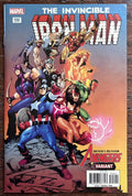 The Invincible Iron Man #596 Avengers Heroes Return Variant front cover