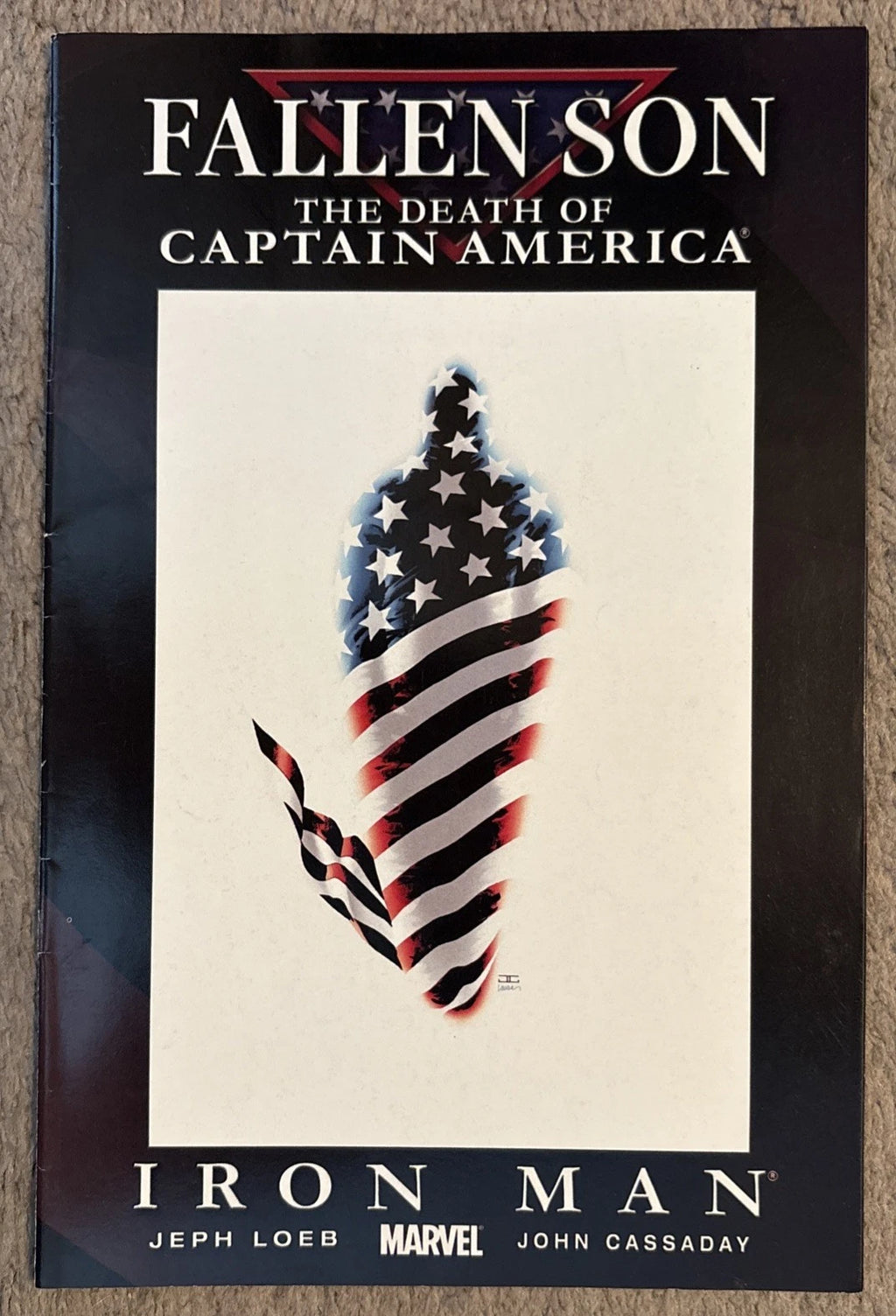 Fallen Son: The Death of Captain America – Iron Man front cover