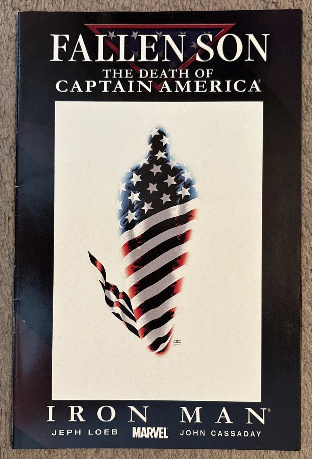 Fallen Son: The Death of Captain America – Iron Man front cover