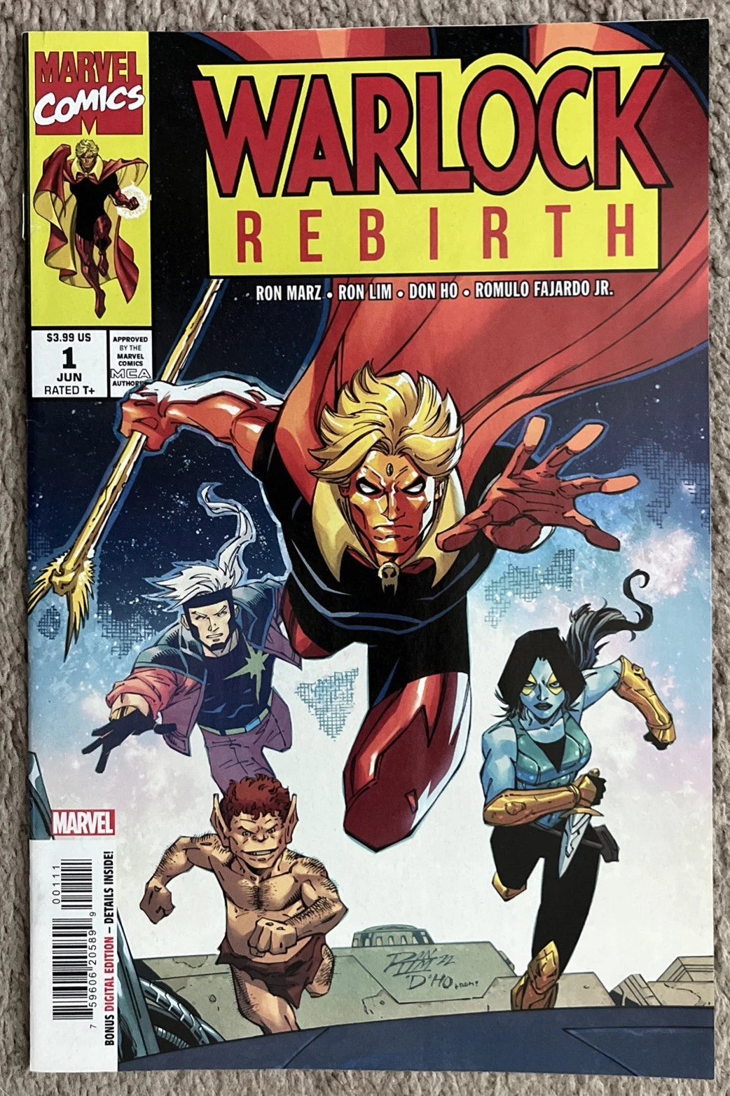 Warlock Rebirth #1 - Front Cover