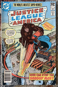 Justice League of America #186 front cover — DC Comics January 1981 Shaggy Man vs Batman