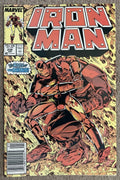Iron Man #238 front cover – The Rage of the Rhino! Marvel Comics January 1989, art by Jackson/Layton