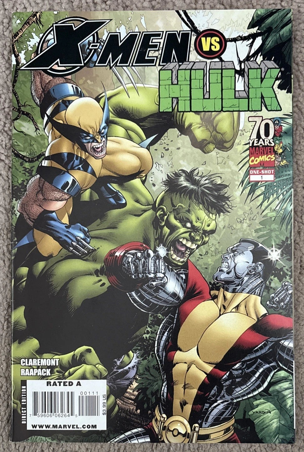 X-Men vs. Hulk #1 – Front Cover