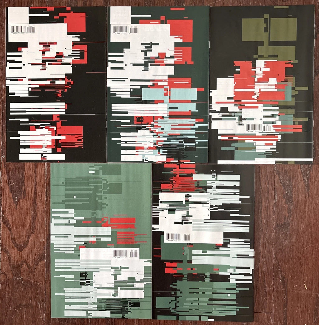 Masterminds #1-5 back covers — Dark Horse Comics complete set