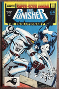The Punisher Annual #1 front cover — Marvel Comics 1988 The Evolutionary War 64 pages