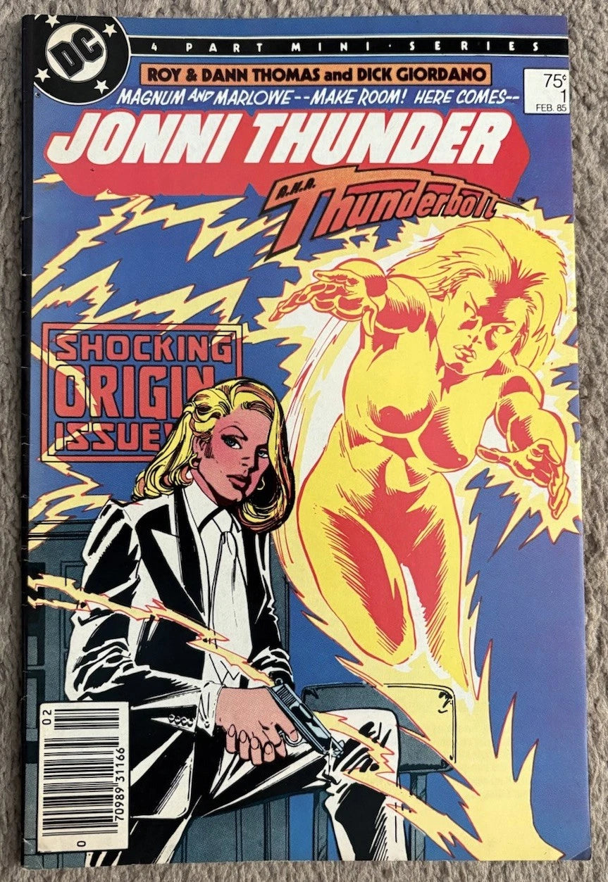 Jonni Thunder #1 (1985 DC Comics) 1st Appearance, Mini-Series, FN