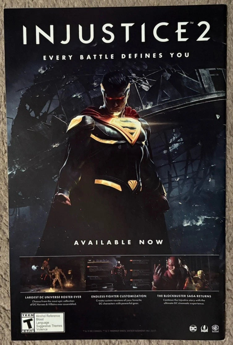 Batman Detective Comics #957 - Back Cover - Injustice 2 Ad