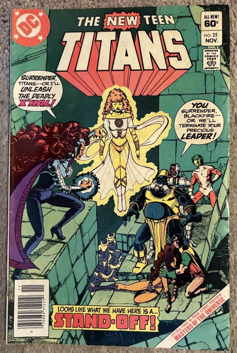 The New Teen Titans #25 front cover — DC Comics November 1982