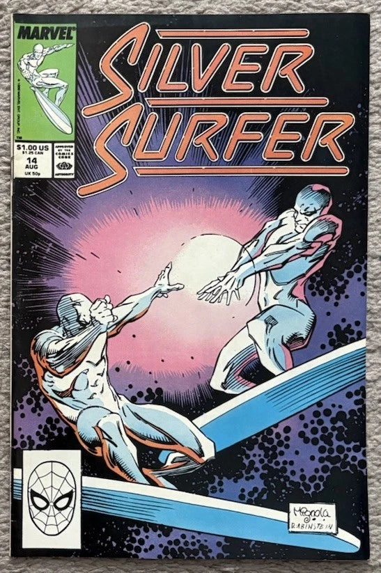 Silver Surfer #14 (1988 Marvel Comics) Mike Mignola Cover, VF-