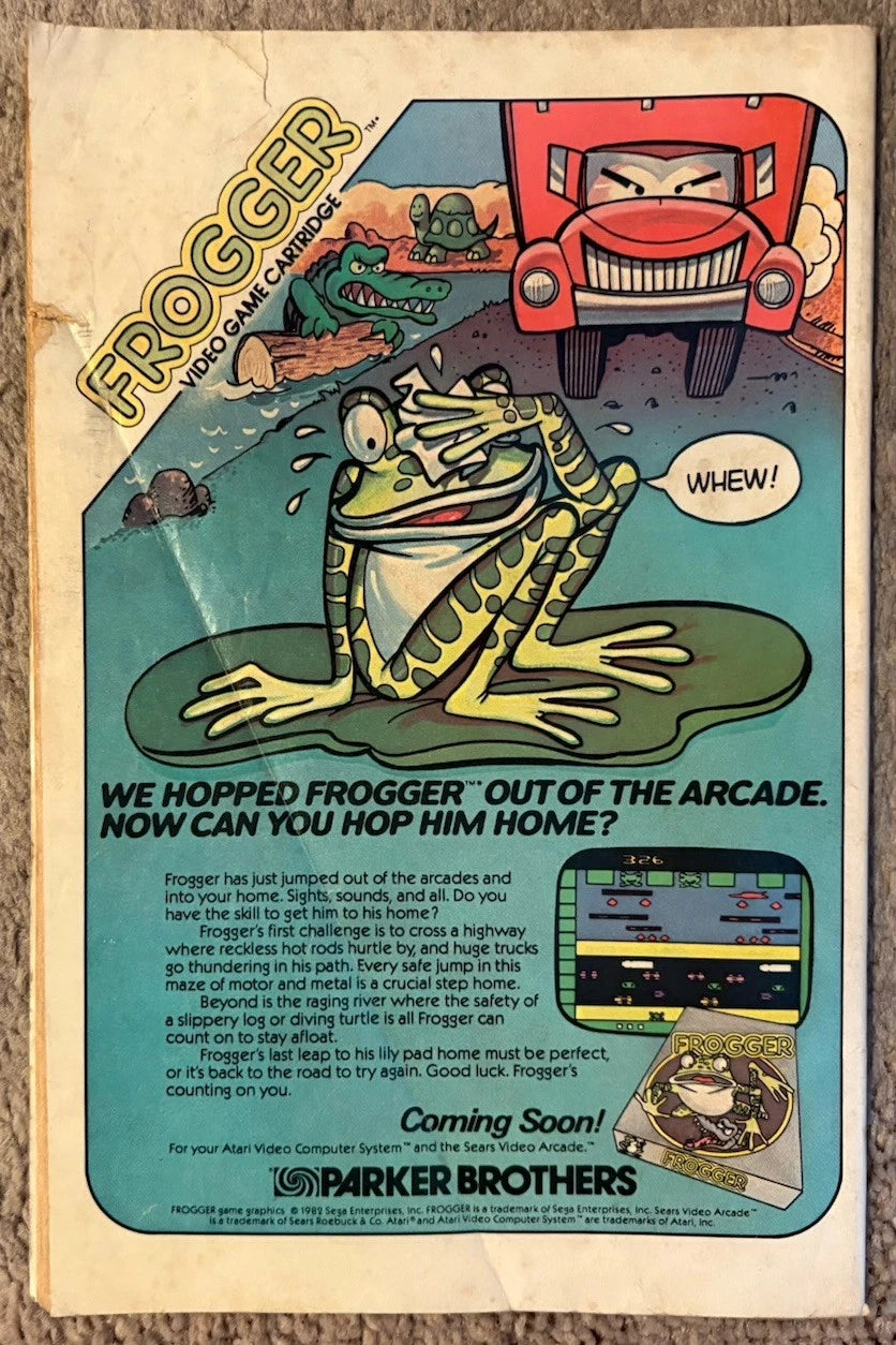 The New Teen Titans #25 back cover — DC Comics November 1982