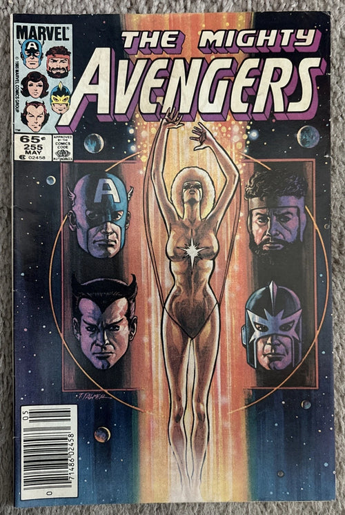 The Mighty Avengers #255 front cover — Marvel Comics May 1985