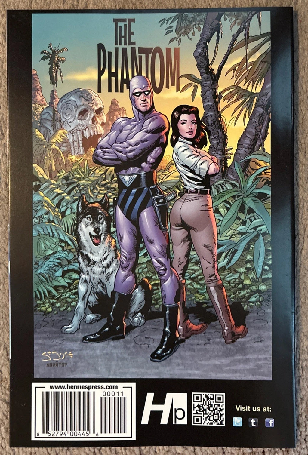 The Phantom #1 (2017 Hermes Press) President Kennedy’s Mission, Cover A, NM