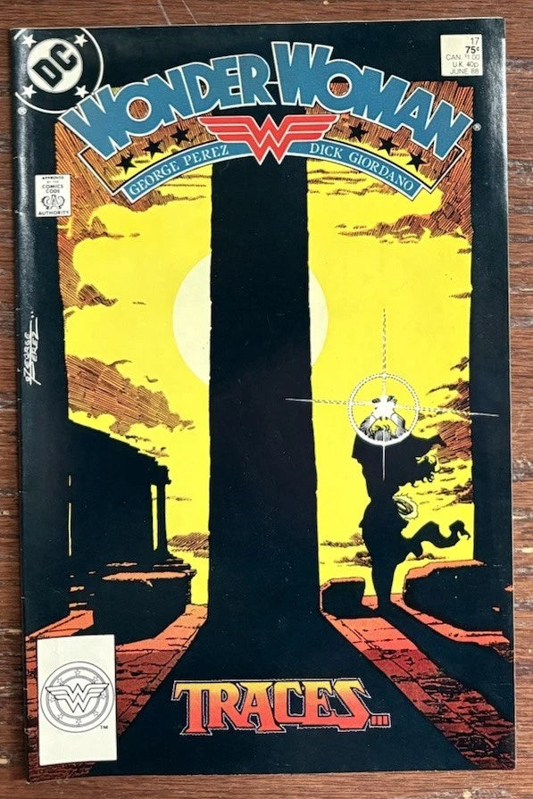 Wonder Woman #17 – Front Cover (Traces)